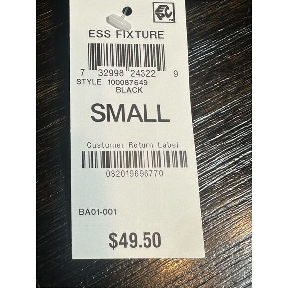 Alfani NWT size S Black/White trim short Robe - Picture 6 of 7